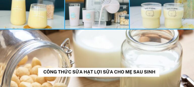 Công Thức Sữa Hạt Cho Mẹ Sau Sinh